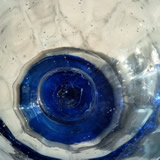 Blauwe schaal